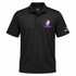 Louisiana Stealie Premium Unisex Polo — Design: Louisiana State University — Black