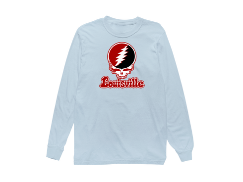 Louisville Stealie Premium Unisex Long-Sleeve — Design: Louisville University of — Chambray