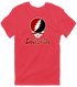 Louisville Stealie Premium Unisex T-Shirt — Design: Louisville University of — Heather Red
