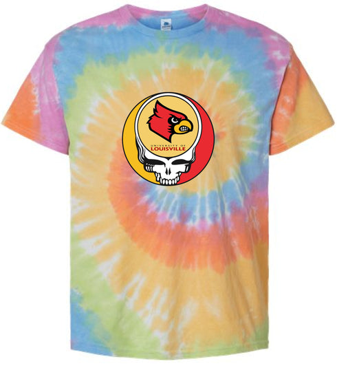 Louisville Stealie Tie-Dye T-Shirt