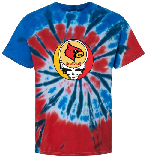 Louisville Stealie Tie-Dye T-Shirt