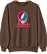 Loyola Stealie Premium Unisex Crewneck — Design: Loyola Marymount University — Brown