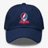 Loyola Stealie Premium Unisex Dad Hat — Design: Loyola Marymount University — Navy