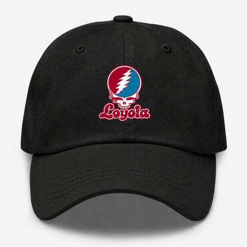 Loyola Stealie Premium Unisex Dad Hat — Design: Loyola Marymount University — Black