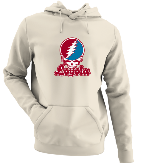 Loyola Stealie Premium Unisex Hoodie — Design: Loyola Marymount University — Sand
