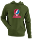 Loyola Stealie Premium Unisex Hoodie — Design: Loyola Marymount University — Military Green