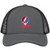 Loyola Stealie Premium Unisex Trucker Cap — Design: Loyola Marymount University — Charcoal/Black