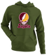 Loyola Stealie Premium Unisex Hoodie — Design: Loyola University Chicago — Military Green