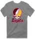 Loyola Stealie Premium Unisex T-Shirt — Design: Loyola University Chicago — Dark Heather