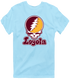 Loyola Stealie Premium Unisex T-Shirt — Design: Loyola University Chicago — Light Blue