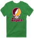 Loyola Stealie Premium Unisex T-Shirt — Design: Loyola University Chicago — Irish Green