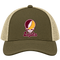 Loyola Stealie Premium Unisex Trucker Cap — Design: Loyola University Chicago — Moss/Khaki