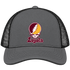 Loyola Stealie Premium Unisex Trucker Cap — Design: Loyola University Chicago — Charcoal/Black