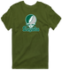 Loyola Stealie Premium Unisex T-Shirt — Design: Loyola University Maryland — Military Green