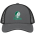 Loyola Stealie Premium Unisex Trucker Cap — Design: Loyola University Maryland — Charcoal/Black