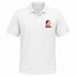 Loyola Stealie Premium Unisex Polo — Design: Loyola University Chicago — White
