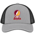 Loyola Stealie Premium Unisex Trucker Cap — Design: Loyola University — Heather Grey/Black