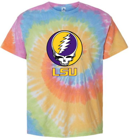 LSU Stealie Tie-Dye T-Shirt