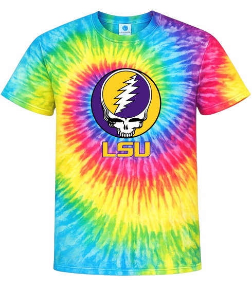LSU Stealie Tie-Dye T-Shirt
