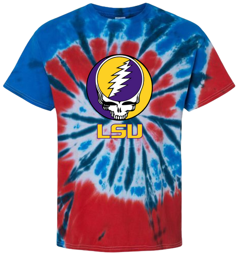 LSU Stealie Tie-Dye T-Shirt