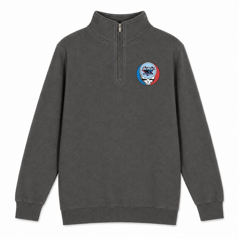 DePaul University - Premium Grateful Dead Quarter-Zip Pullover - Charcoal - 5