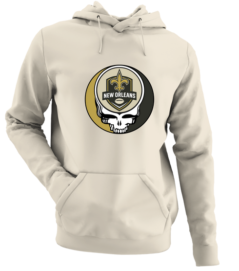 New Orleans Football - Premium Grateful Dead Hoodie - Sand - 3