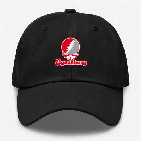 Lynchburg Stealie Premium Unisex Dad Hat — Design: Lynchburg University of — Black