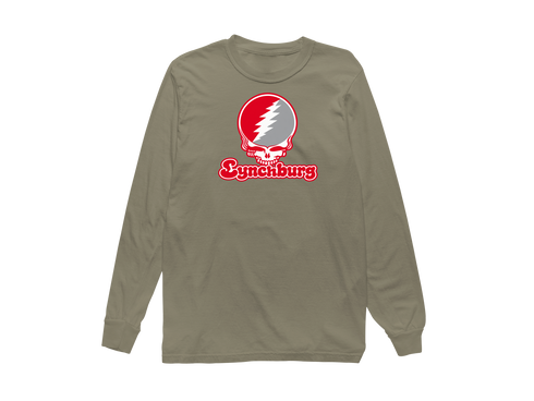 Lynchburg Stealie Premium Unisex Long-Sleeve — Design: Lynchburg University of — Sandstone