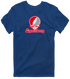 Lynchburg Stealie Premium Unisex T-Shirt — Design: Lynchburg University of — Navy