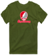 Lynchburg Stealie Premium Unisex T-Shirt — Design: Lynchburg University of — Military Green