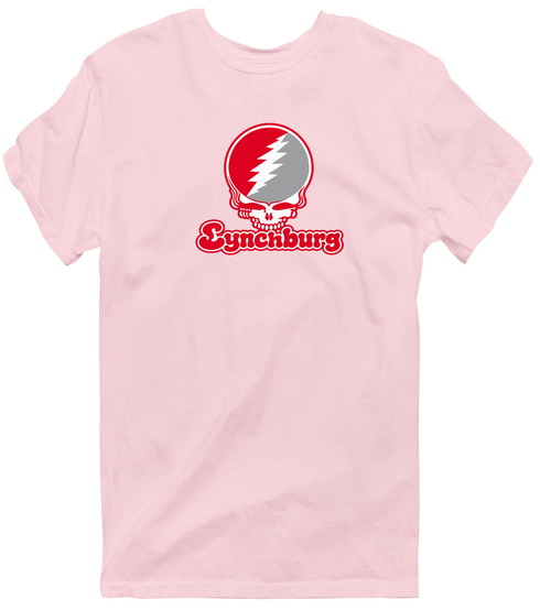 Lynchburg Stealie Premium Unisex T-Shirt — Design: Lynchburg University of — Light Pink