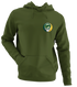 Skidmore Lacrosse - Premium Grateful Dead Left Chest Hoodie - Military Green