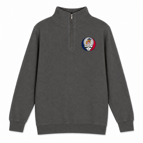 University of Arizona - Premium Grateful Dead Quarter-Zip Pullover - Charcoal - 5