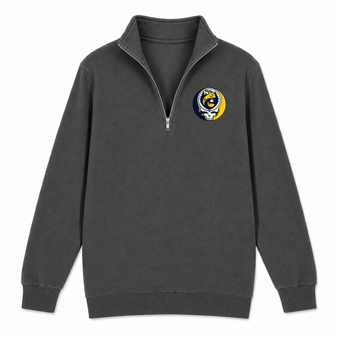 UC Santa Cruz - Premium Grateful Dead Quarter-Zip Pullover - Charcoal - 6