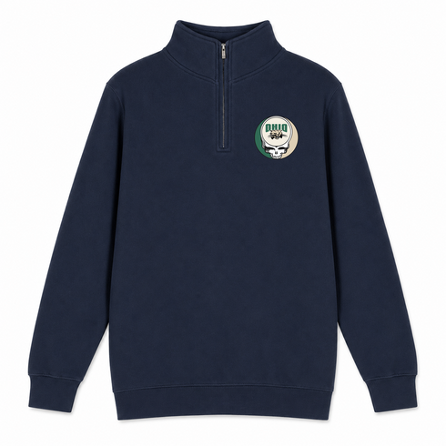 Ohio University - Premium Grateful Dead Quarter-Zip Pullover - Navy - 3