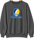 Madonna Stealie Premium Unisex Crewneck — Design: Madonna University — Dark Heather