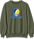 Madonna Stealie Premium Unisex Crewneck — Design: Madonna University — Military Green