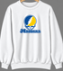 Madonna Stealie Premium Unisex Crewneck — Design: Madonna University — White