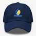 Madonna Stealie Premium Unisex Dad Hat — Design: Madonna University — Navy