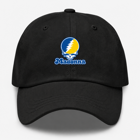 Madonna Stealie Premium Unisex Dad Hat — Design: Madonna University — Black