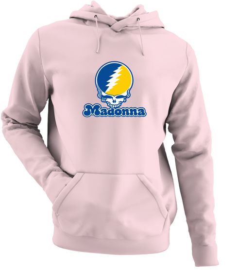 Madonna Stealie Premium Unisex Hoodie — Design: Madonna University — Light Pink