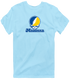 Madonna Stealie Premium Unisex T-Shirt — Design: Madonna University — Light Blue