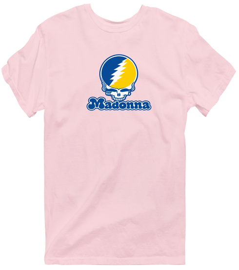 Madonna Stealie Premium Unisex T-Shirt — Design: Madonna University — Light Pink
