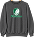 Manhattan Stealie Premium Unisex Crewneck — Design: Manhattan College — Dark Heather