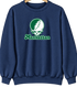 Manhattan Stealie Premium Unisex Crewneck — Design: Manhattan College — Navy