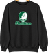 Manhattan Stealie Premium Unisex Crewneck — Design: Manhattan College — Black