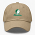 Manhattan Stealie Premium Unisex Dad Hat — Design: Manhattan College — Khaki