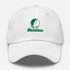 Manhattan Stealie Premium Unisex Dad Hat — Design: Manhattan College — White