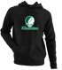 Manhattan Stealie Premium Unisex Hoodie — Design: Manhattan College — Black