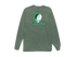 Manhattan Stealie Premium Unisex Long-Sleeve — Design: Manhattan College — Light Green